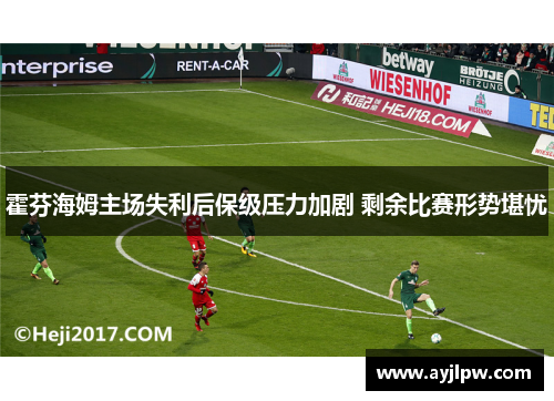 霍芬海姆主场失利后保级压力加剧 剩余比赛形势堪忧